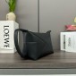 Loewe Puzzle Fold Pochette-Black
