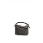 Loewe Mini Puzzle in Grained Calfskin -Deep grey