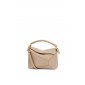 Loewe Small Puzzle in Grained Calfskin-Beige 