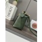Loewe Small Puzzle in Classic Calfskin-Bottle green 