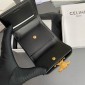 Celine Triomphe Portafoglio piccolo-Black