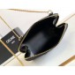 Celine Clutch On Chain Cuir Triophme In Smooth Calfskin 