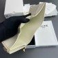 Celine Triomphe Portafoglio piccolo-Cream