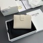 Celine Triomphe Portafoglio piccolo-Cream