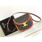 Celine Teen Besace Triomphe in canvas and calfskin 