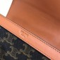 Celine Classique Triomphe Bag in Canvas and Calfskin 