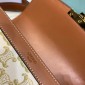 Celine Classique Triomphe Bag in Canvas and Calfskin 