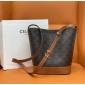 Celine Small Bucket Cuir Triomphe 