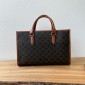 Celine Horizontal Cabas in Triomphe canvas and calfskin 