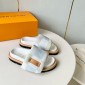 LV Pool Pillow Flat Comfort Mule, Size 35-45