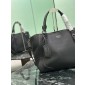 borsa-shopping-large in pelle Black