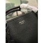 borsa-shopping-large in pelle Black