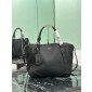 borsa-shopping-large in pelle Black