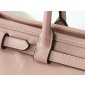 Prada SoftLux Medium Leather Tote-Lily Pink