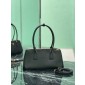 Borsa Prada Galleria medium in pelle-Black