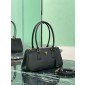 Borsa Prada Galleria medium in pelle-Black