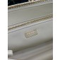 Borsa Prada Galleria medium in pelle-White