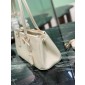 Borsa Prada Galleria medium in pelle-White