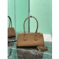Borsa Prada Galleria medium in pelle-Caramel