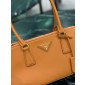 Borsa Prada Galleria medium in pelle-Orange