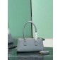 Borsa Prada Galleria medium in pelle-Light Blue