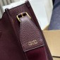 Sacca Prada medium in pelle-Bordeaux