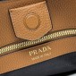 Sacca Prada medium in pelle-Caramel