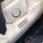 Borsa a spalla Prada Cleo in pelle spazzolata