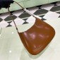 Borsa a spalla Prada Cleo in pelle spazzolata