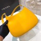 Borsa a spalla Prada Cleo in pelle spazzolata