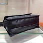 Nylon large padded shoulder bag 