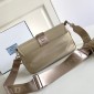 Borsa Prada Pocket in nylon e pelle spazzolata