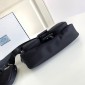 Borsa Prada Pocket in nylon e pelle spazzolata