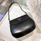 Borsa a spalla Prada Cleo in pelle spazzolata con pattina