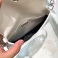 Borsa a spalla Prada Cleo in pelle spazzolata con pattina