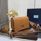 Prada Borsa a spalla in pelle-Camel