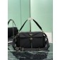 Borsa Prada Explore large in Re-Nylon con pattina-Black
