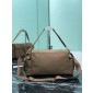 Borsa Prada Explore large in Re-Nylon con pattina-Brown