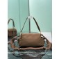 Borsa Prada Explore medium in Re-Nylon con pattina-Brown