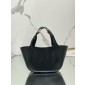 Prada medium leather tote bag