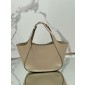 Prada medium leather tote bag
