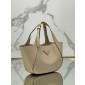 Prada medium leather tote bag