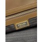 Borsa shopping Prada Re-Edition 1978 large in Re-Nylon e Saffiano-Brown