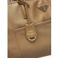 Borsa shopping Prada Re-Edition 1978 large in Re-Nylon e Saffiano-Brown
