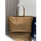Borsa shopping Prada Re-Edition 1978 large in Re-Nylon e Saffiano-Brown