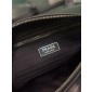Borsa shopping Prada Bonnie medium in pelle anticata-Black