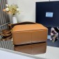 Borsa Prada a tracolla small in pelle-Caramel