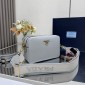 Borsa Prada a tracolla small in pelle-Granito