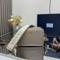 Borsa Prada a tracolla small in pelle-Argilla