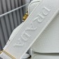 Borsa Prada a tracolla small in pelle-White